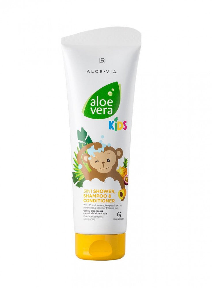 LR Aloe vera kids 3 az 1-ben tusfürdő, sampon és balzsam