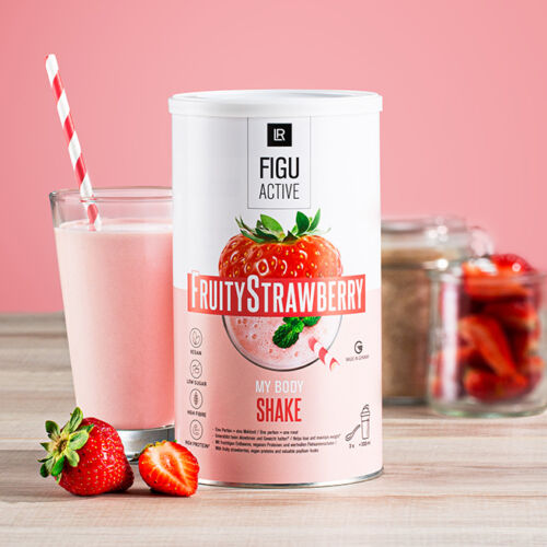 Figu Active Gyümölcsös eper shake